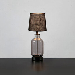 Lampa Stołowe Markslöjd, Costero, czarny, salon, szkło