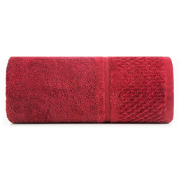 Eurofirany Ręcznik Ibiza 70x140 czerwony 550g/m2 frotte