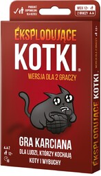 Eksplodujące Kotki: Wersja dla 2 graczy gra karciana