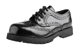 glany NEVERMIND - CZARNE (4 dziurki) polerowane-36