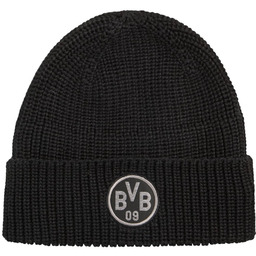 Czapka Puma 02646201 BVB ESS BEANIE Czarna