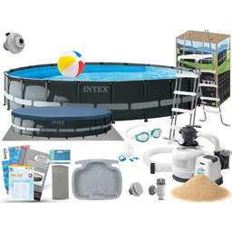 Basen Intex 732x132 Ogrodowy Stelażowy 26340 16w1