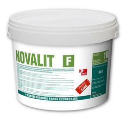 Farba elewacyjna silikatowa Novalit F Biała 10L