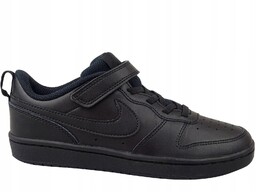 Nike Court Borough Force Buty Czarne Na Rzep