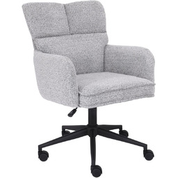 Krzesło biurowe Aria, regulowane, obrotowe, szare