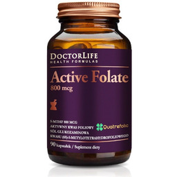 Active Folate aktywny kwas foliowy 800mcg suplement diety
