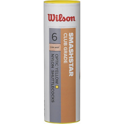 Wilson Smashstar Shuttlecocks piłka do badmintona, 6 sztuk