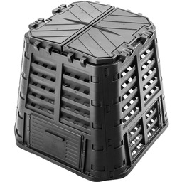 Kompostownik ogrodowy Boko 480L, czarny
