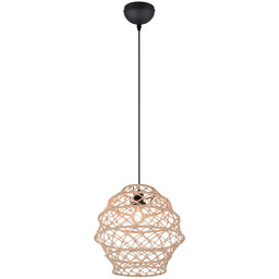 Lampa wisząca w stylu BOHO z ratanowym HIVE