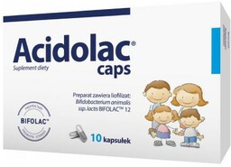 Acidolac caps, 10 kaps.