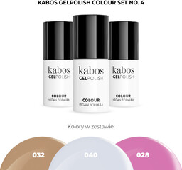 Kabos GelPolish Colour Set No. 4