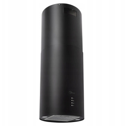 Okap kuchenny wyspowy Shadow 35 (czarny) Novoterm