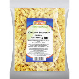 Makaron świderki durum MP 5 kg