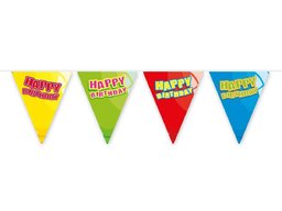 Baner flagi Happy Birthday - 3 m -