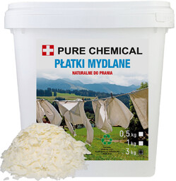 PŁATKI MYDLANE DO PRANIA MYDŁO W PROSZKU NATURALNE