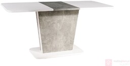 Stół CALIPSO Signal Beton + biały, 68x110x145