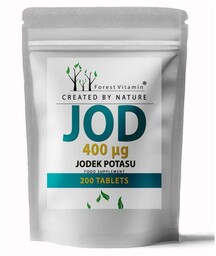 FOREST Vitamin Jodek Potasu 400mcg 200tab