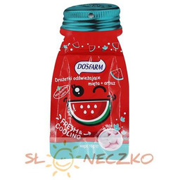Dosfarm Drażetki odświeżające o smaku mięty i arbuza,