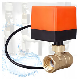 Elektrozawór Kulowy Z Siłownikiem 1" Cala Napęd Ac