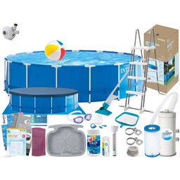 Basen Intex 457x122 Ogrodowy Stelażowy 28242 20w1