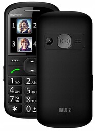 Telefon MyPhone Halo 2 Czarny Dla Seniora