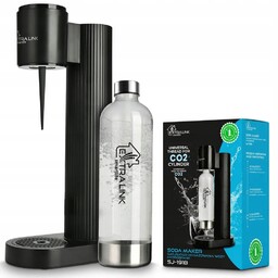 Saturator Extralink SmartLife Hydrospark SJ-191B Czarny Butelka 1L