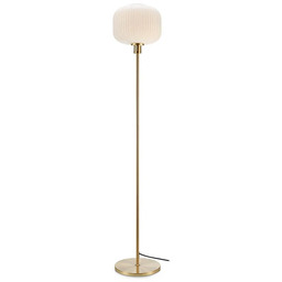 Markslöjd - Sober Lampa Podłogowa Brushed Brass/White