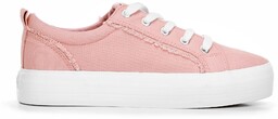 Damskie sneakersy z tkaniny różowe