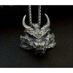 Naszyjnik Wisiorek Głowa Smoka Gra O Tron Smok