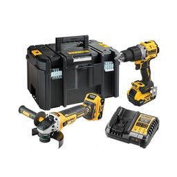 Zestaw Wkrętarka DCD805 Szlifierka Kąt. DCG405 18V 2*5.0AH