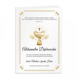 Biblia rozmiar M z nadrukiem dla dziewczynki