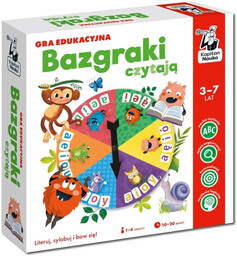 Bazgraki czytają. Gra edukacyjna. Kapitan Nauka - Agnieszka
