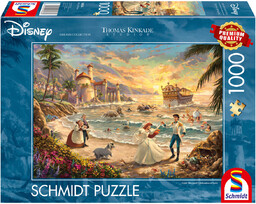 Puzzle, THOMAS KINKADE Mała Syrenka: Święto miłości (Disney),