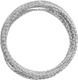 Vaessen Creative Aluminiowy drut rzemieślniczy, młotkowany, 5 m