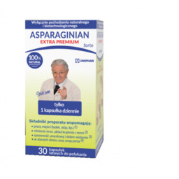 Asparaginian Extra PREMIUM forte, 30 kaps. -> Odbiór