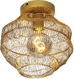 QAZQA Orientalna lampa sufitowa złota 25 cm -