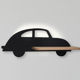 Candellux Drewniana lampa ścienna Kids Car 21-85078 LED