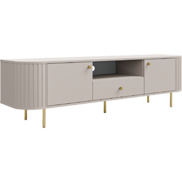 Szafka RTV Ovalio Beż Piaskowy (2F1S, Typ 321)