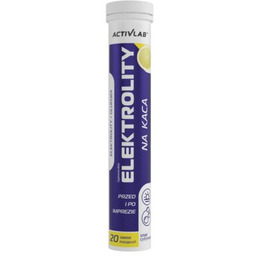 ACTIVLAB Elektrolity Na kaca Cytrynowy (20 tabletek)