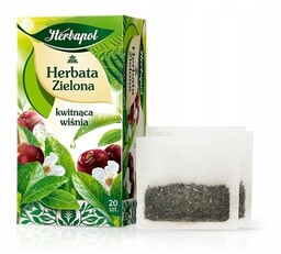 HERBAPOL Herbata zielona z owocem wiśni "Kwitnąca wiśnia"