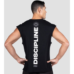 GymBeam Tank top Discipline Black