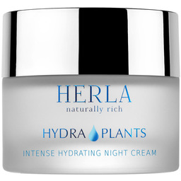 Herla, Hydra Plants, intensywnie nawilżający krem na noc,