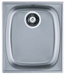 Alveus Basic 10 1082196K Stalowy Srebrny Zlewozmywak prostokątny
