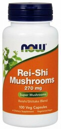 NOW FOODS Rei-Shi Mushrooms - Reishi i Shiitake