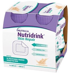 Nutridrink Skin Repair wanilia, 4x200ml (dawniej Cubitan)