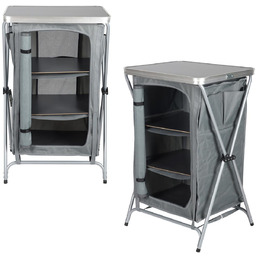 SZAFA TURYSTYCZNA SKŁADANA Z 3 PÓŁKAMI 60x51x98CM ENERO