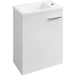 Szafka umywalkowa wisząca 37x50x18cm + umywalka montaż prawa/lewa,