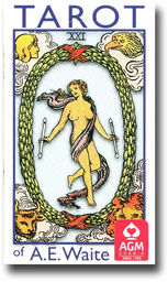 Rider Waite Tarot (mini) Tarot of A. E.