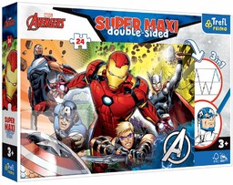 Puzzle dla dzieci Super Maxi Double Sided -