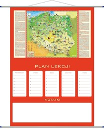Plan lekcji - mapa Polski młodego odkrywcy